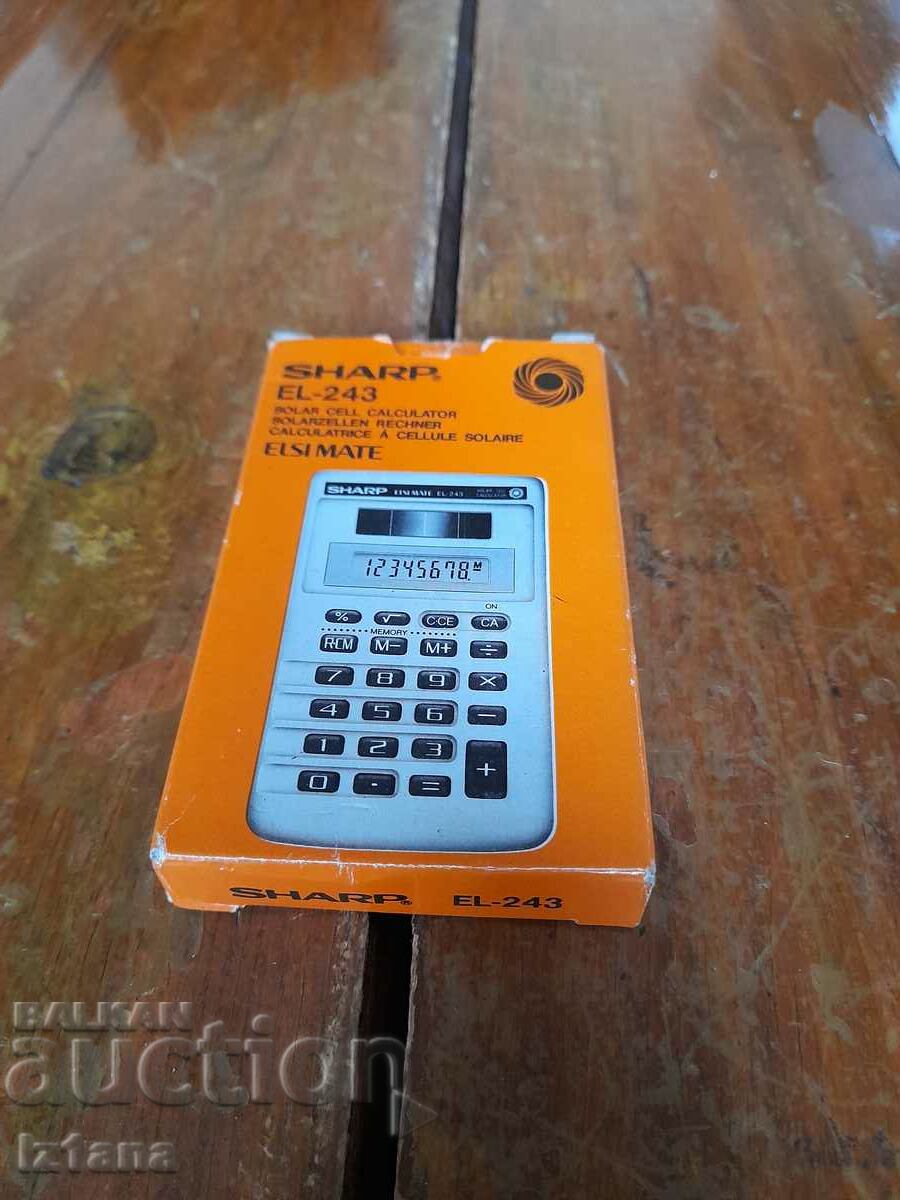 Old Sharp Elsi Mate EL 243 calculator