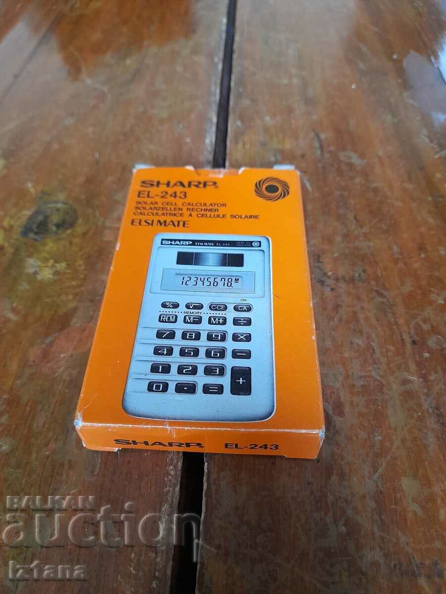 Calculator vechi Sharp Elsi Mate EL 243