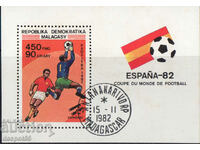 1982. Madagascar. World Cup in football - Spain'82. Block