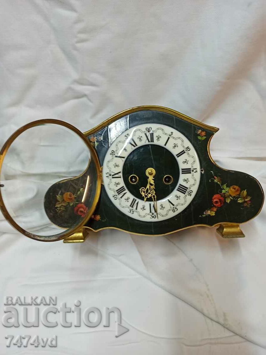 Auction  Jean Perret & Cie S.A Geneve Antique Table Clock