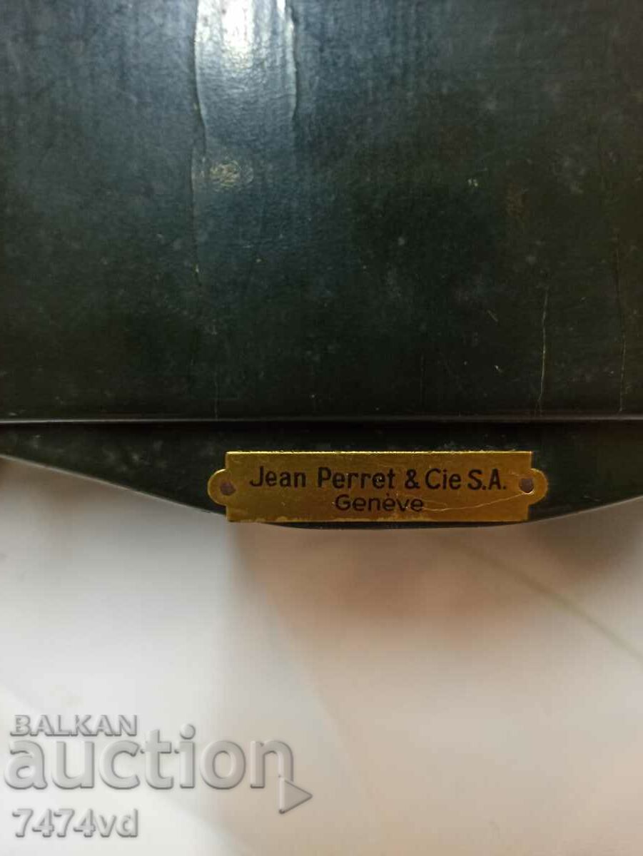 Jean Perret & Cie S.A Geneve Antique Table Clock - 7