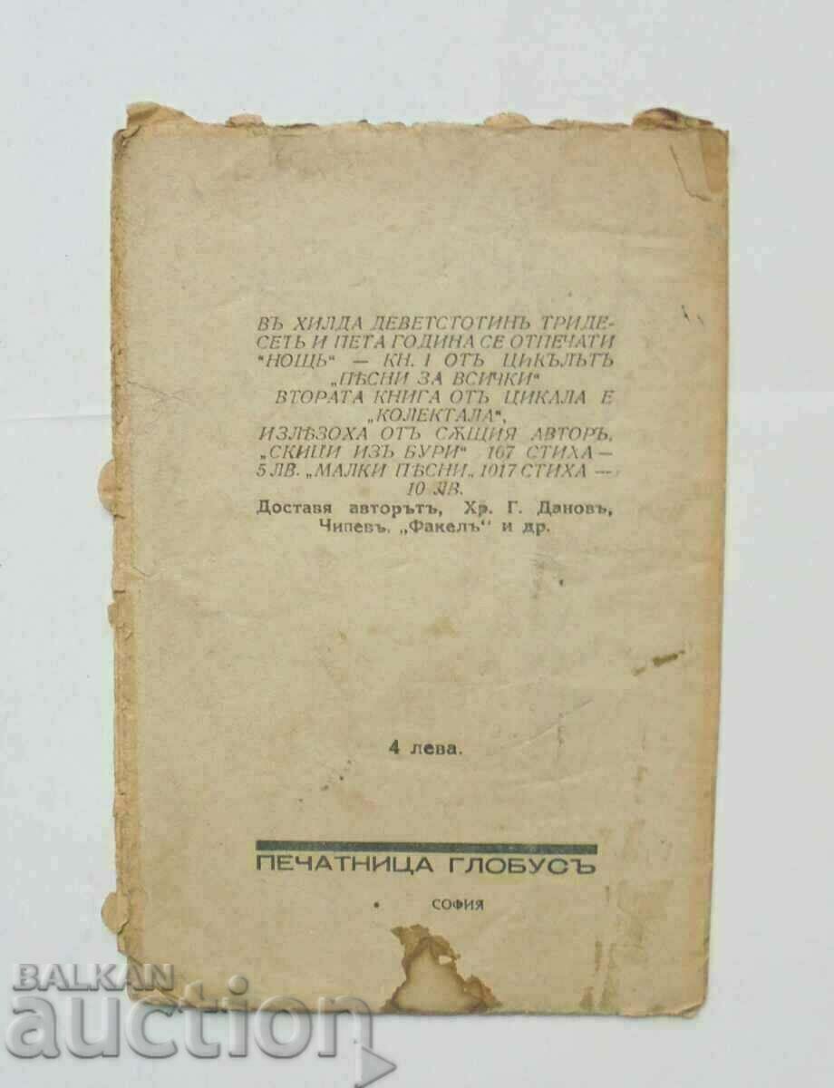 Auction Night - Dimitar Buchinski 1935 autograph Auction Night - Dimitar Buchinski 1935 autograph