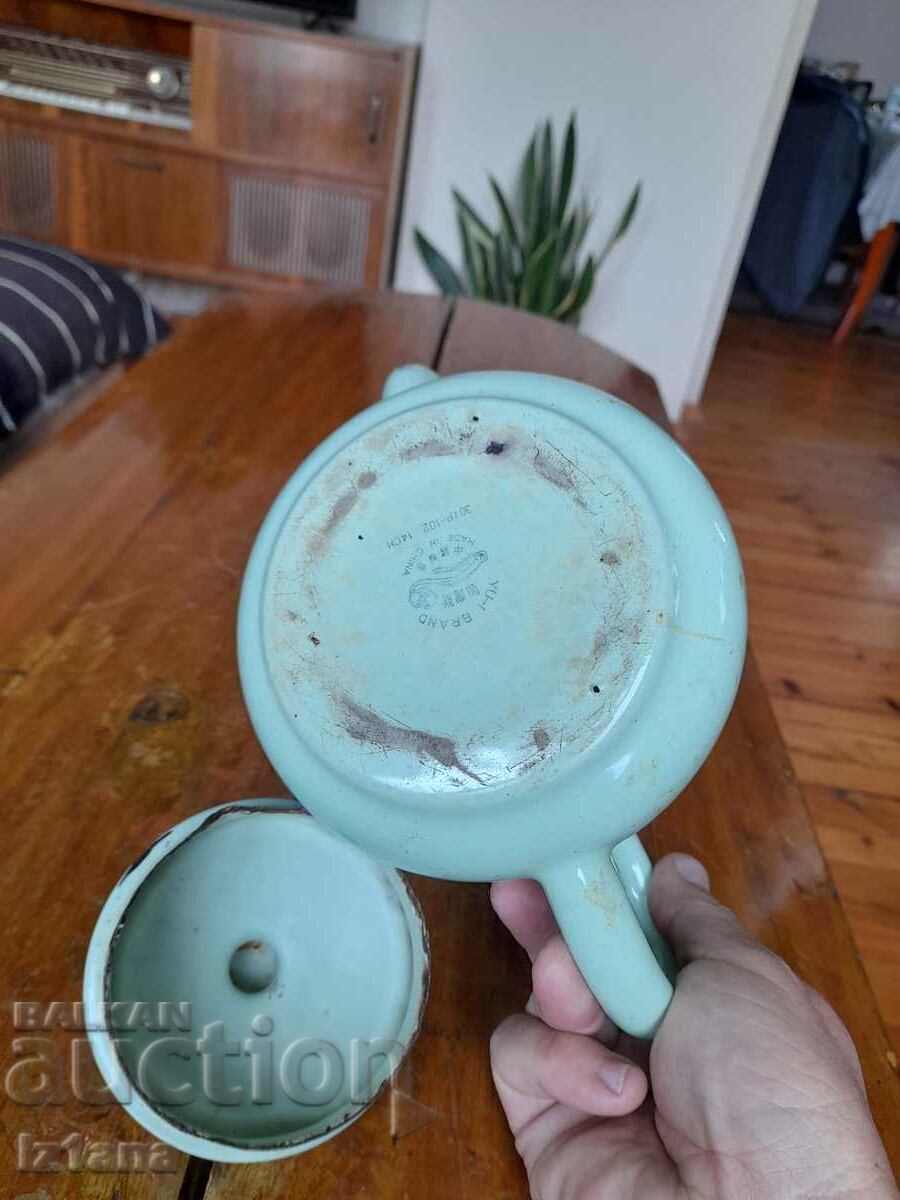 Old enamel teapot - 6 Old enamel teapot - 6