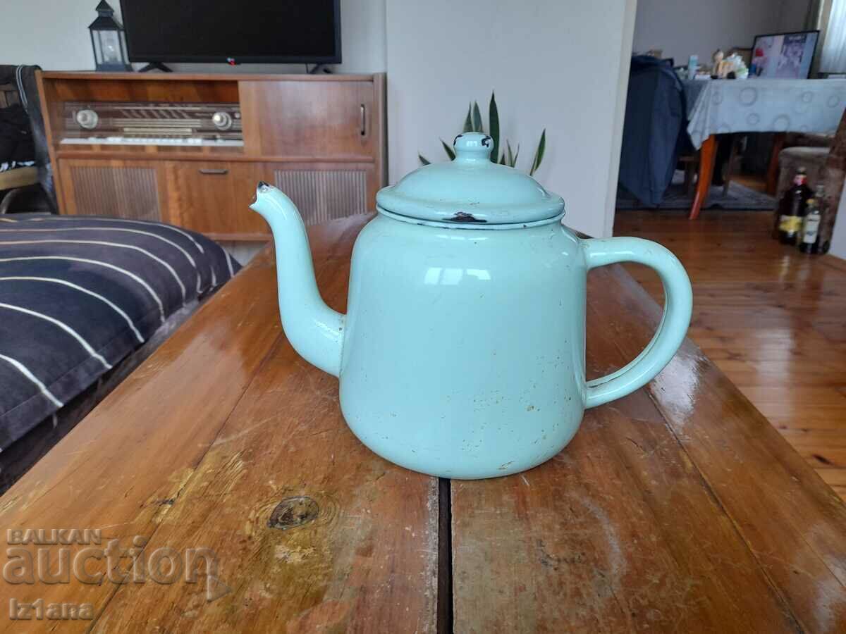 Old enamel teapot Old enamel teapot