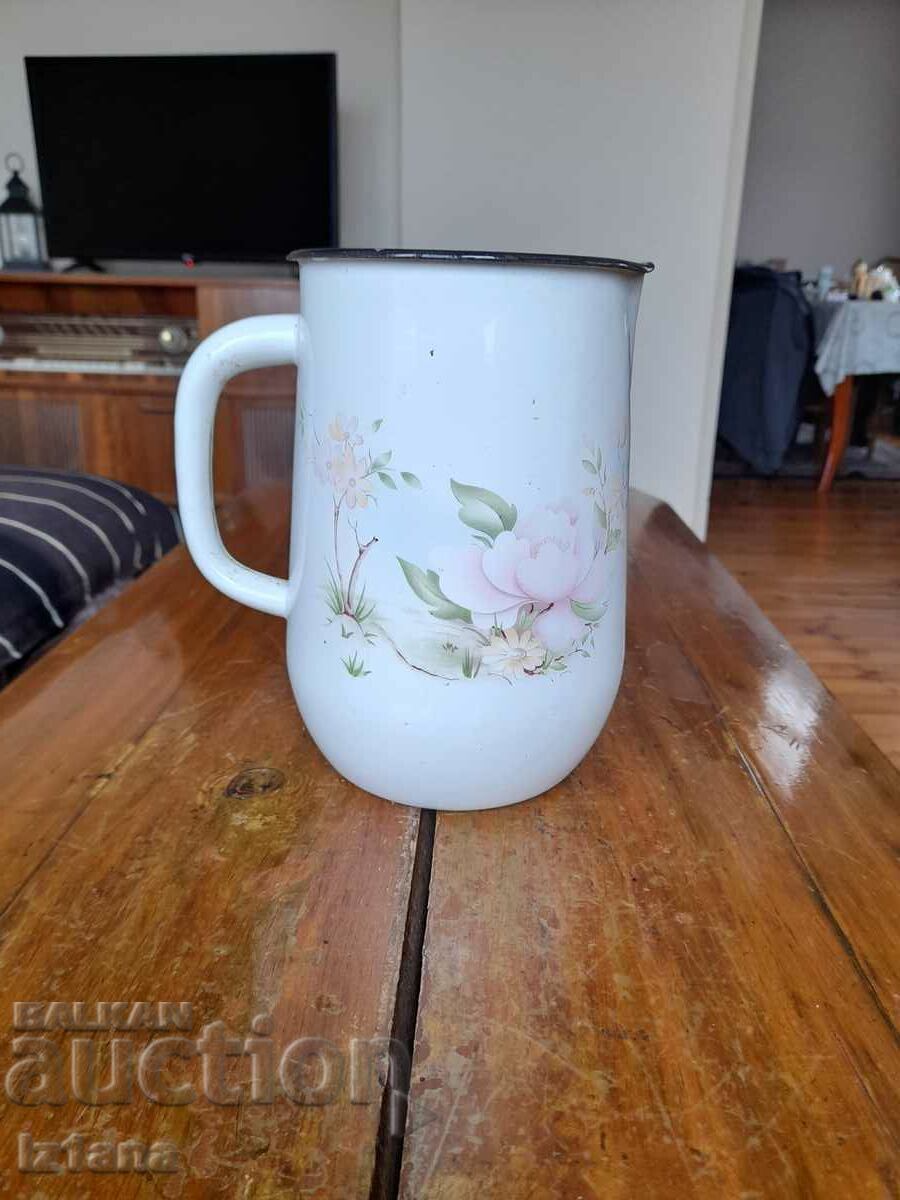 Old enamel jug Old enamel jug