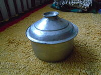 beautiful copper pot, 20/16 cm.