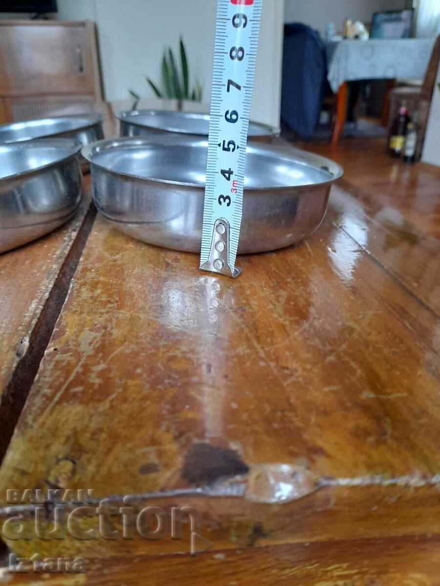 Old stainless pan, pans, stainless steel with price 38.00 BGN | € 19.43 Old stainless pan, pans, stainless steel with price 38.00 BGN | € 19.43