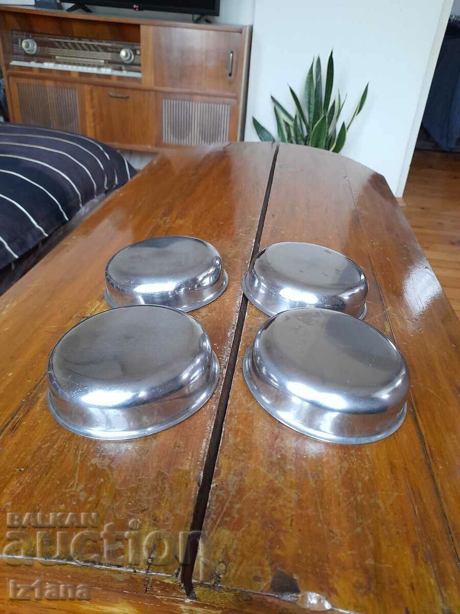 Old stainless pan, pans, stainless steel - 5 Old stainless pan, pans, stainless steel - 5