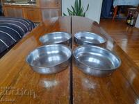 Old stainless pan, pans, stainless steel