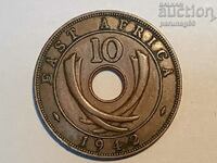 Africa de Est britanică 10 cenți 1942
