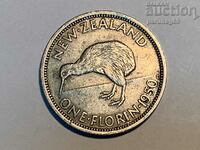 New Zealand 2 shillings (florin) 1950