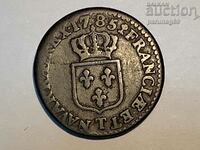 Франция 1/2 сол 1785 година монетен двор "T" - Нант