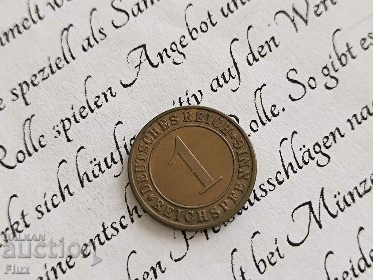 Κέρμα Ράιχ - Γερμανία - 1 Pfennig | 1931; σειρά Ε
