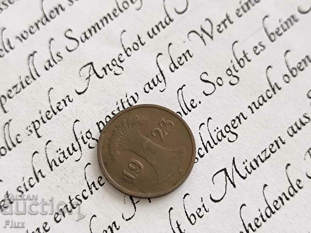 Reich Coin - Germany - 1 Pfennig | 1923; Series A with price 3.65 BGN | € 1.87 Reich Coin - Germany - 1 Pfennig | 1923; Series A with price 3.65 BGN | € 1.87