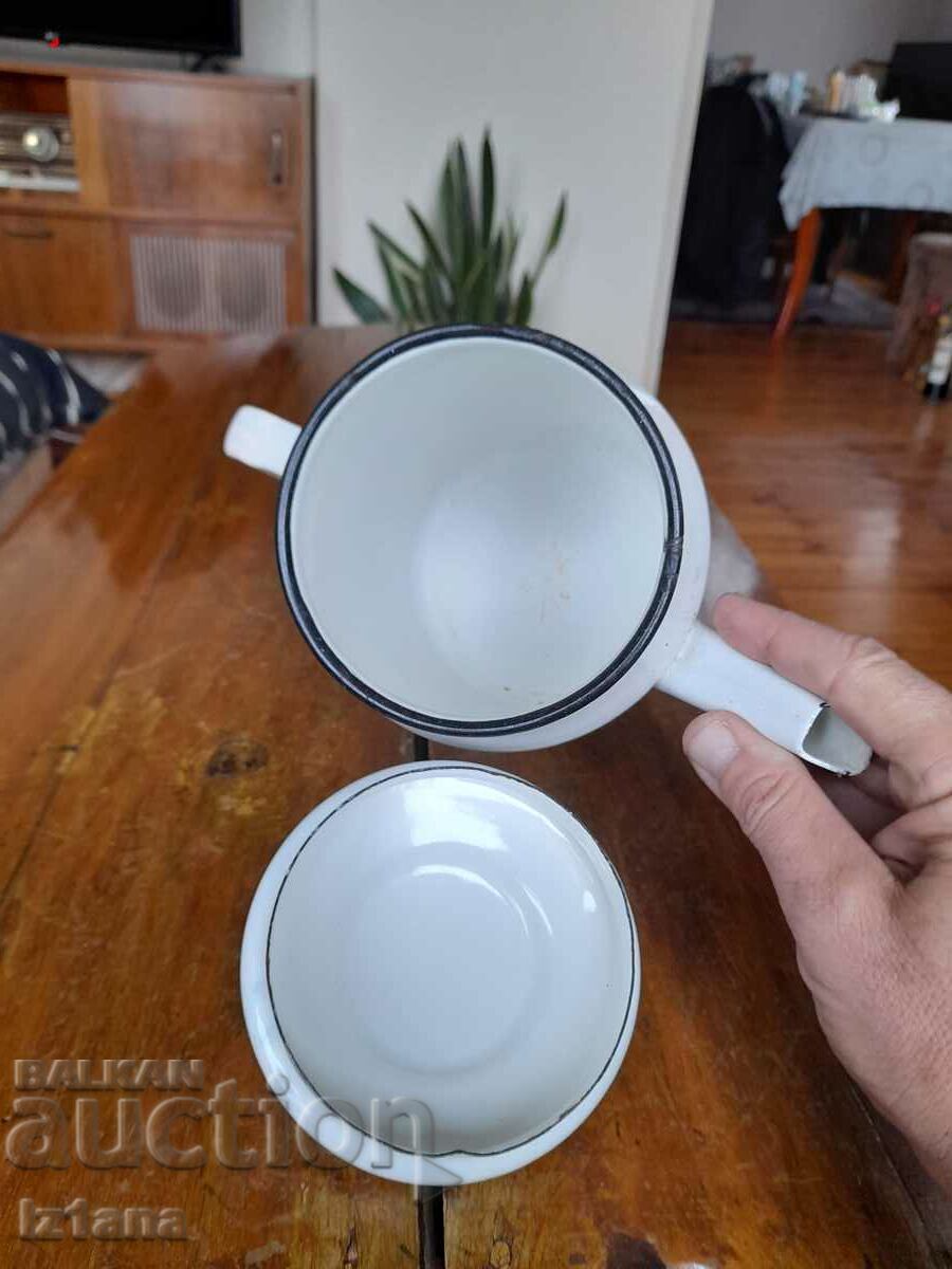 Old enamel teapot - 5 Old enamel teapot - 5