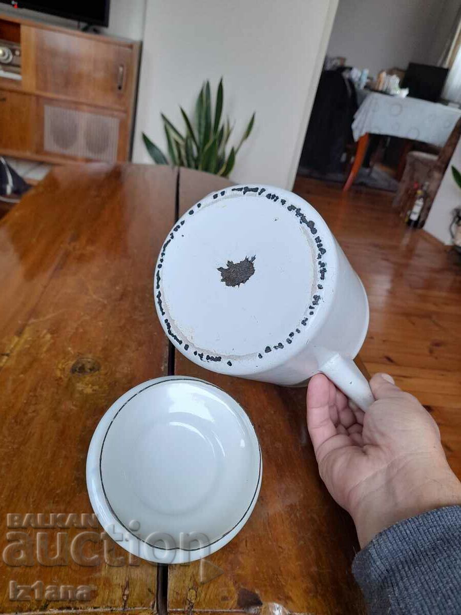 Old enamel teapot - 6 Old enamel teapot - 6