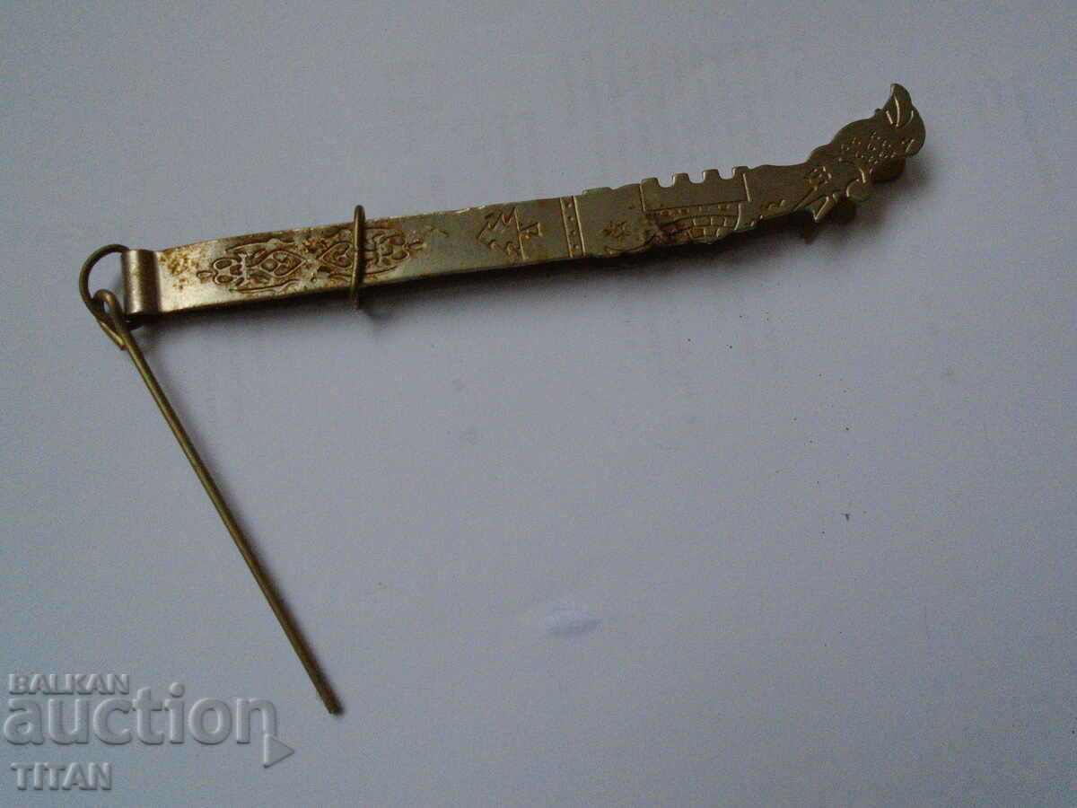 beautiful vintage serving clip, 16 cm.,