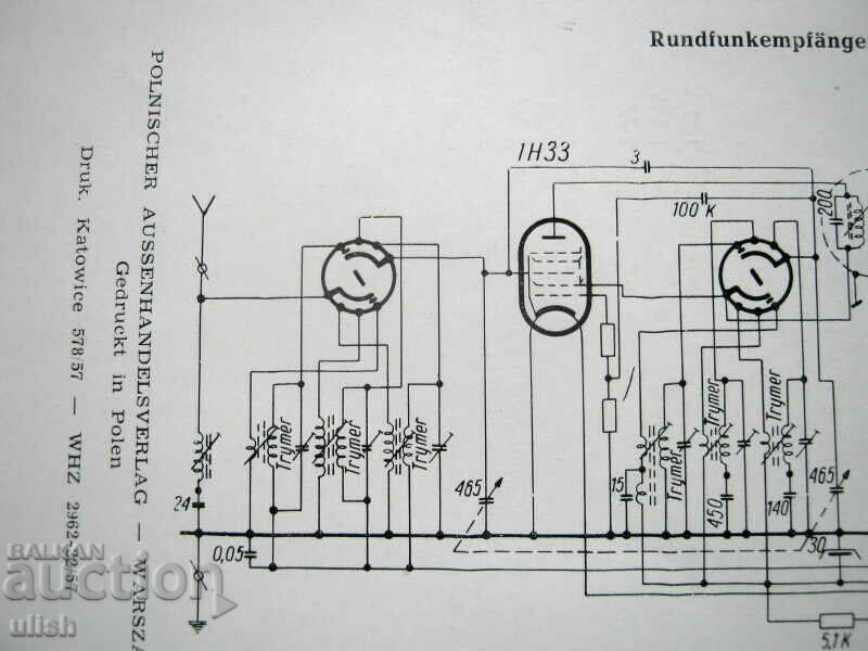 Δημοπρασία ραδιόφωνο Elektrim Juhas 6072 καταλόγου σχηματικό διάγραμμα Δημοπρασία ραδιόφωνο Elektrim Juhas 6072 καταλόγου σχηματικό διάγραμμα
