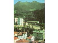 Old postcard - Teteven with hill Hajdushka meadow