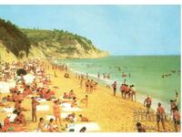 Old postcard - White, The Beach