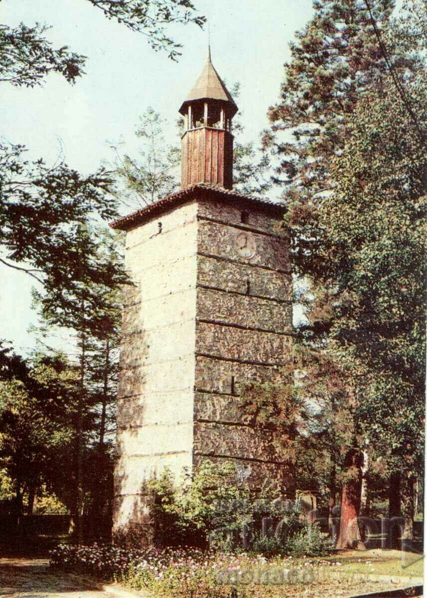 Carte poștală veche - Srednogorje, Turnul cu Ceas din Zlatitsa