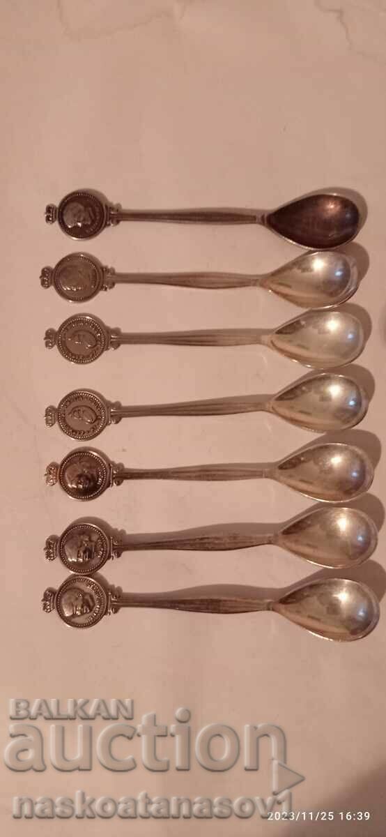 Linguri placate cu argint GALA pentru cafea sau ceai