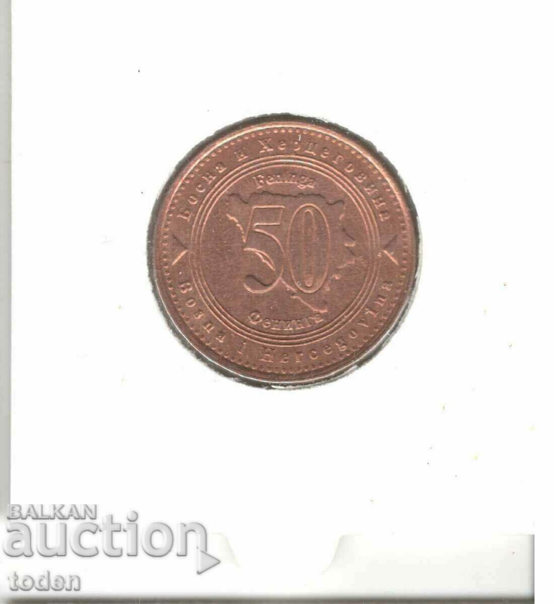 Auction Bosnia and Herzegovina-50 Feninga-1998-KM# 117 Auction Bosnia and Herzegovina-50 Feninga-1998-KM# 117