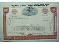 Акция - сертификат от Пенсилвания, САЩ, 1969 г.