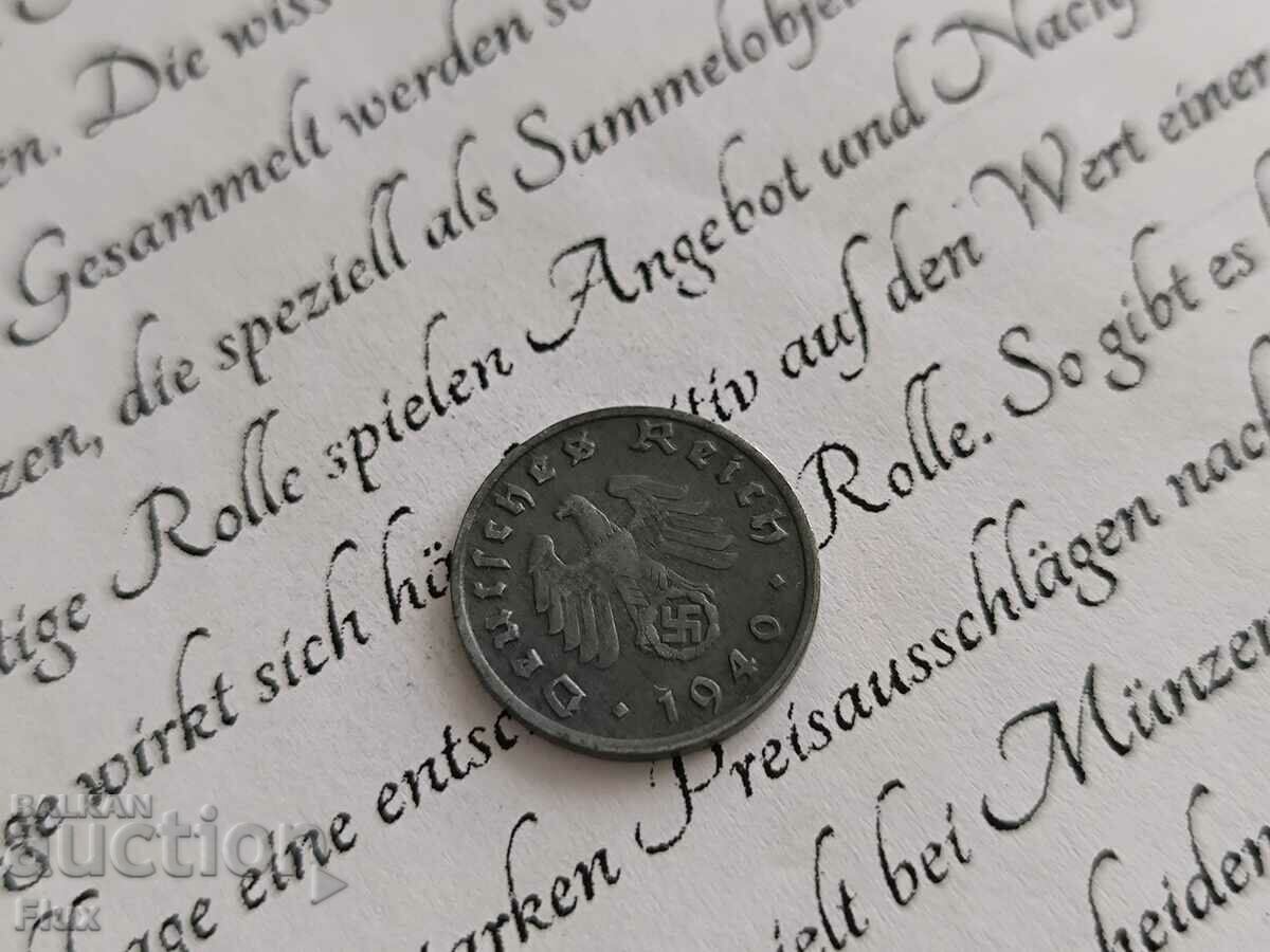 Coin - Third Reich - Germany - 1 Pfennig | 1940; Series D with price 5.25 BGN | € 2.68 Coin - Third Reich - Germany - 1 Pfennig | 1940; Series D with price 5.25 BGN | € 2.68