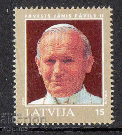 1993. Латвия. Папско посещение.