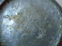 old solid copper bowl, 21/9 cm., collector's item