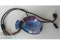 FENG SHUI Amulet, glass paperweight for wealth and luck