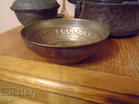 beautiful copper, tinned bowl 18.5/6.5 cm.