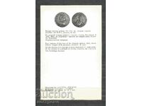 Moneda 4 testooni - Carte poștală veche RUSIA - A 1347