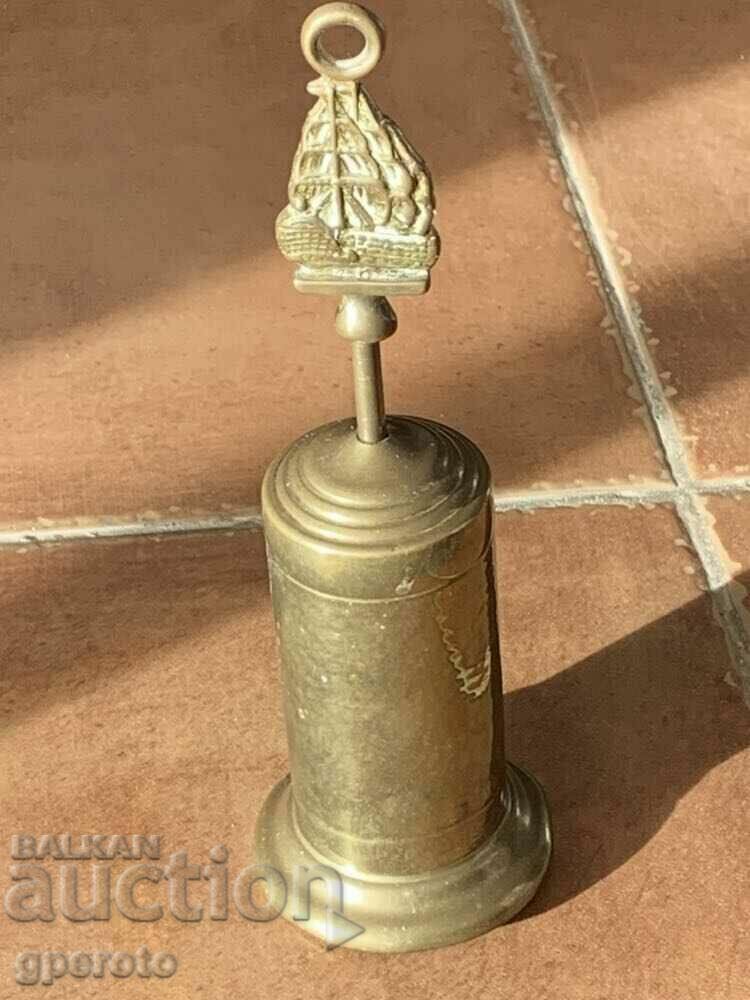 Licitație Perie veche de bronz (par panicul de cal) pentru un șemineu - 1940