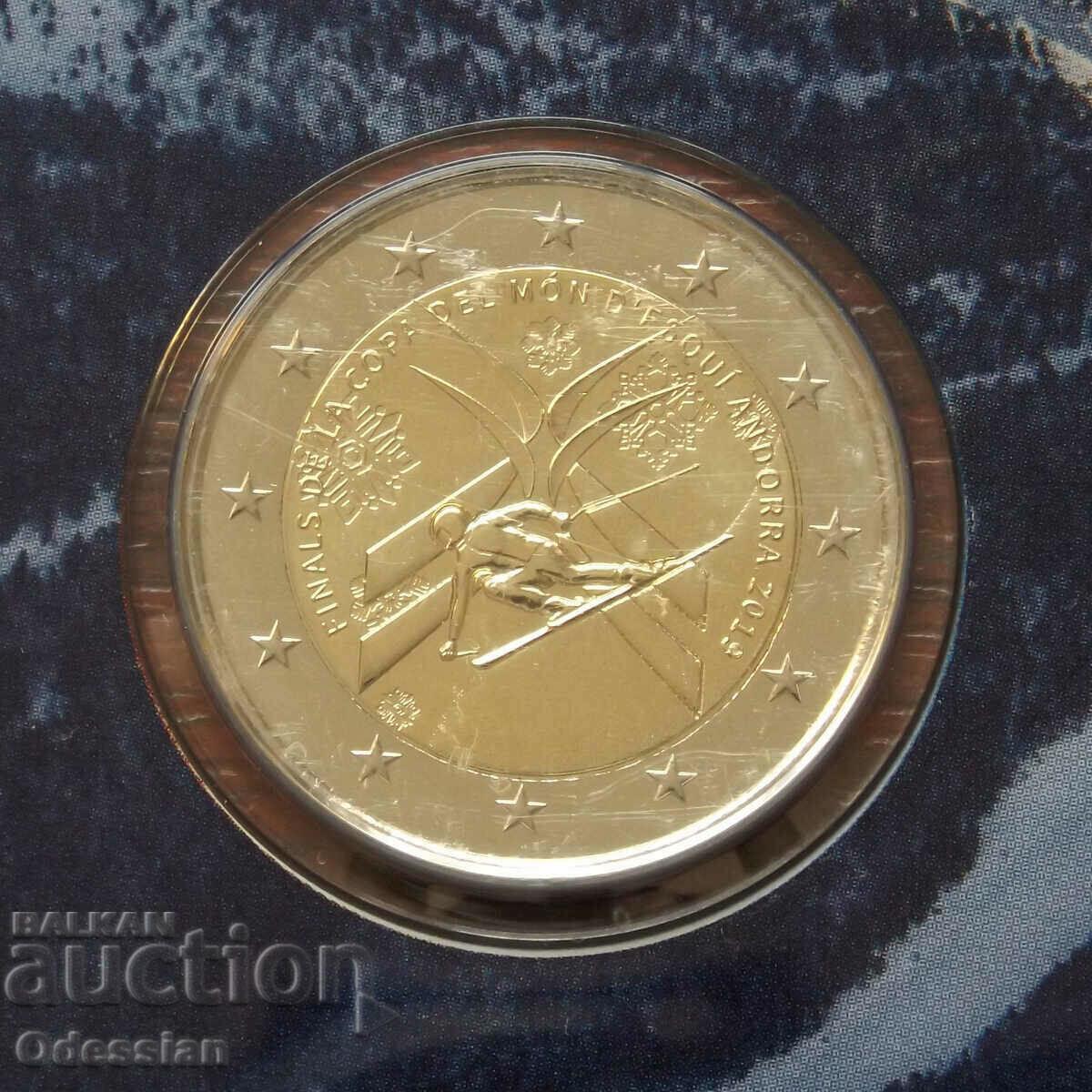 Andorra • Alpine Skiing World Cup • 2 euros • 2019 with price 330.00 BGN | € 168.73 Andorra • Alpine Skiing World Cup • 2 euros • 2019 with price 330.00 BGN | € 168.73