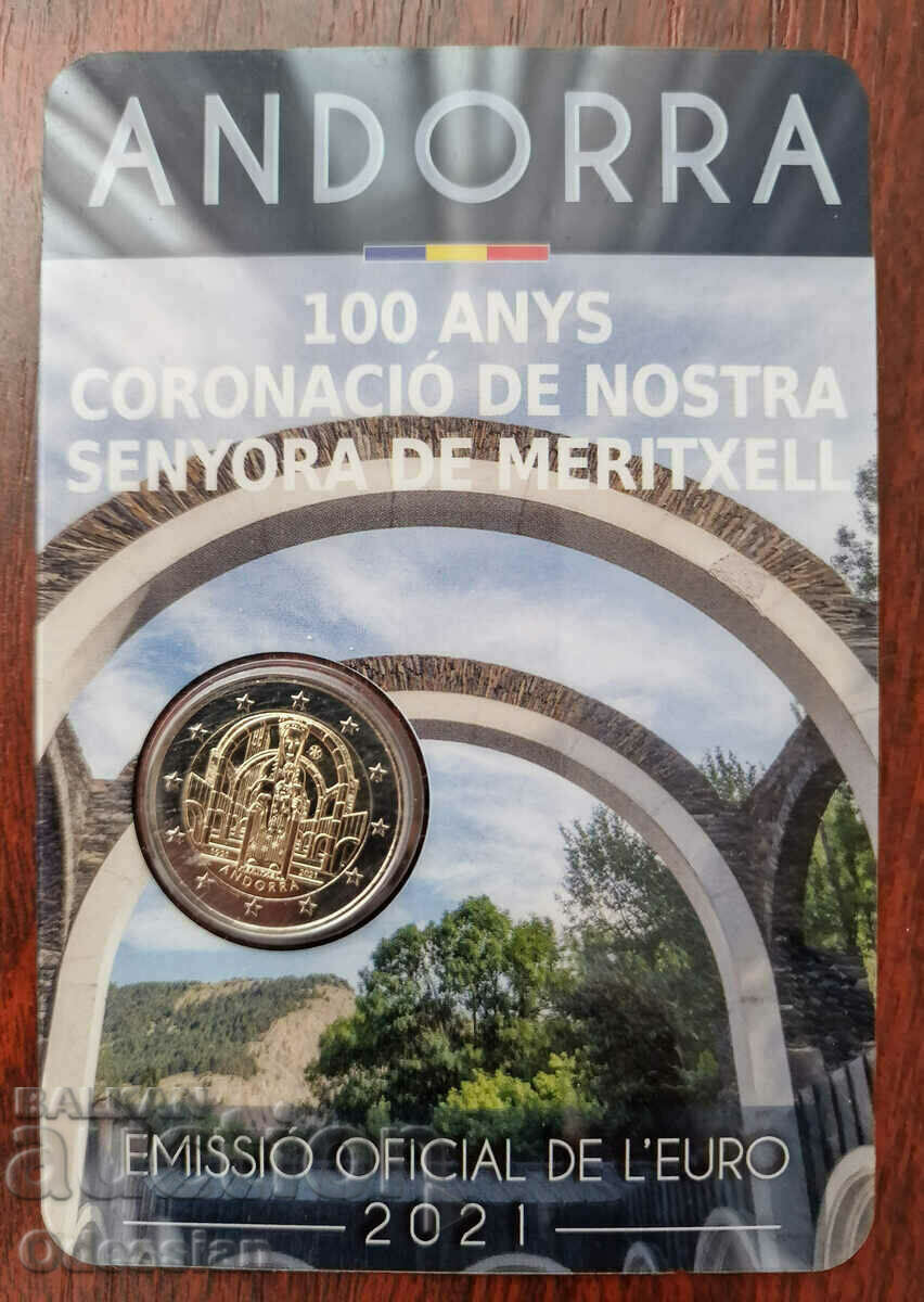 Andorra 2 euro 2021 „Doamna noastră din Meritxell”