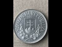 Σλοβακία 20 κορώνες 1941 Κύριλλος και Μεθόδιος ασήμι