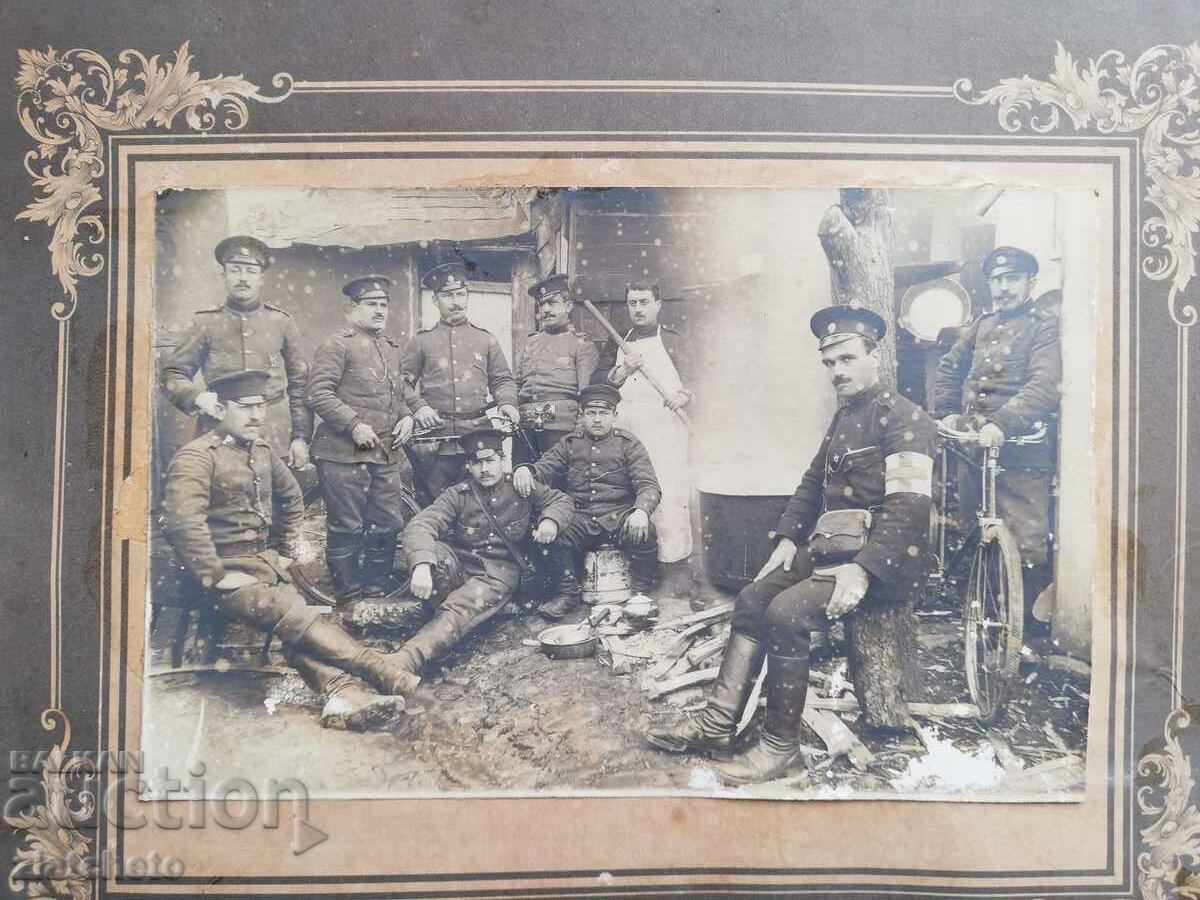 Auction Old photo cardboard Kingdom of Bulgaria - Auction Old photo cardboard Kingdom of Bulgaria -