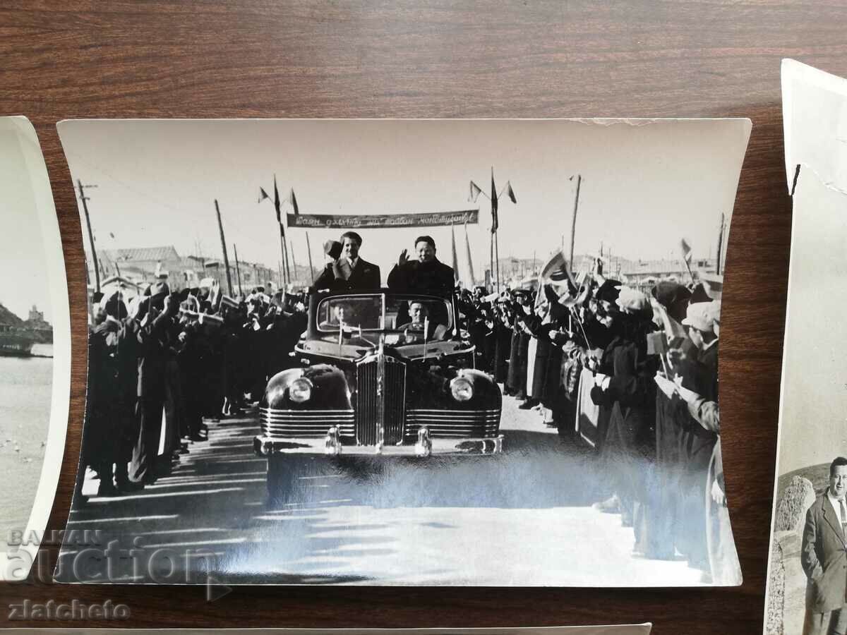 Lot of 8 original photos with Anton Yugov - 5 Lot of 8 original photos with Anton Yugov - 5