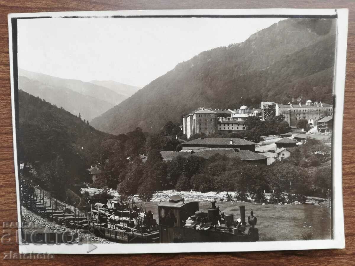 Delivery of Two old photos Kingdom of Bulgaria - View of the Rila Monastery Delivery of Two old photos Kingdom of Bulgaria - View of the Rila Monastery
