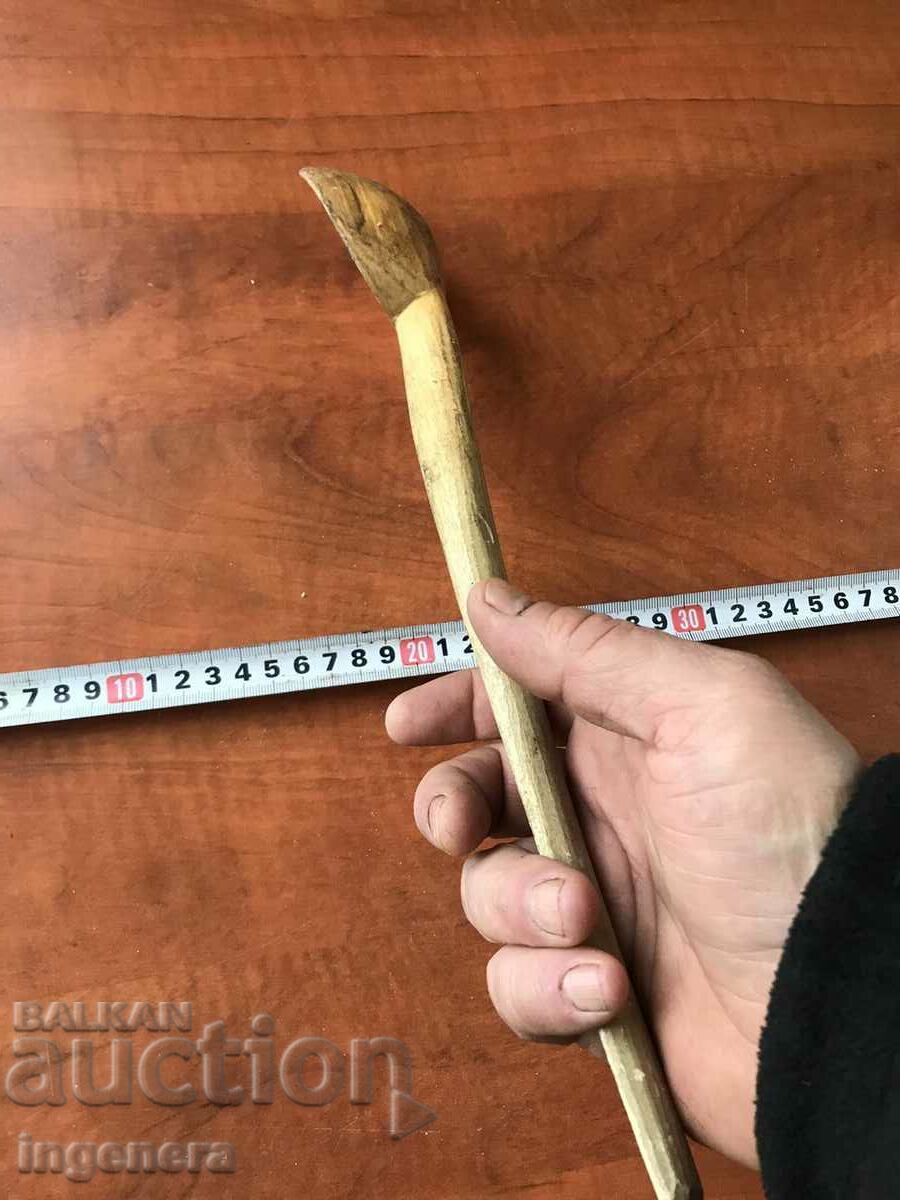 ANTIQUE HAND CARVED WOODEN SPOON - 5 ANTIQUE HAND CARVED WOODEN SPOON - 5