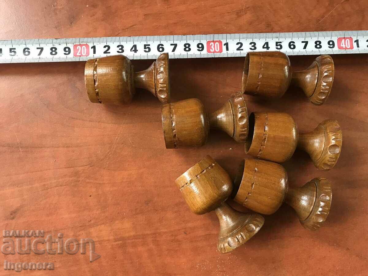 CUPS CUPS WOOD CARVING FOR CONKING-6 PCS. with price 35.00 BGN | € 17.90 CUPS CUPS WOOD CARVING FOR CONKING-6 PCS. with price 35.00 BGN | € 17.90