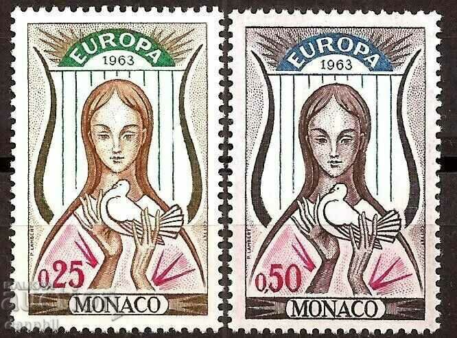 Monaco 1963 Europa CEPT (**) curat, netimbrat