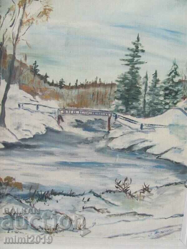 Μεγάλος Πίνακας Ελαιογραφία με υπογραφή P. Nikolova με τιμή 162.00 BGN | € 82.83 Μεγάλος Πίνακας Ελαιογραφία με υπογραφή P. Nikolova με τιμή 162.00 BGN | € 82.83