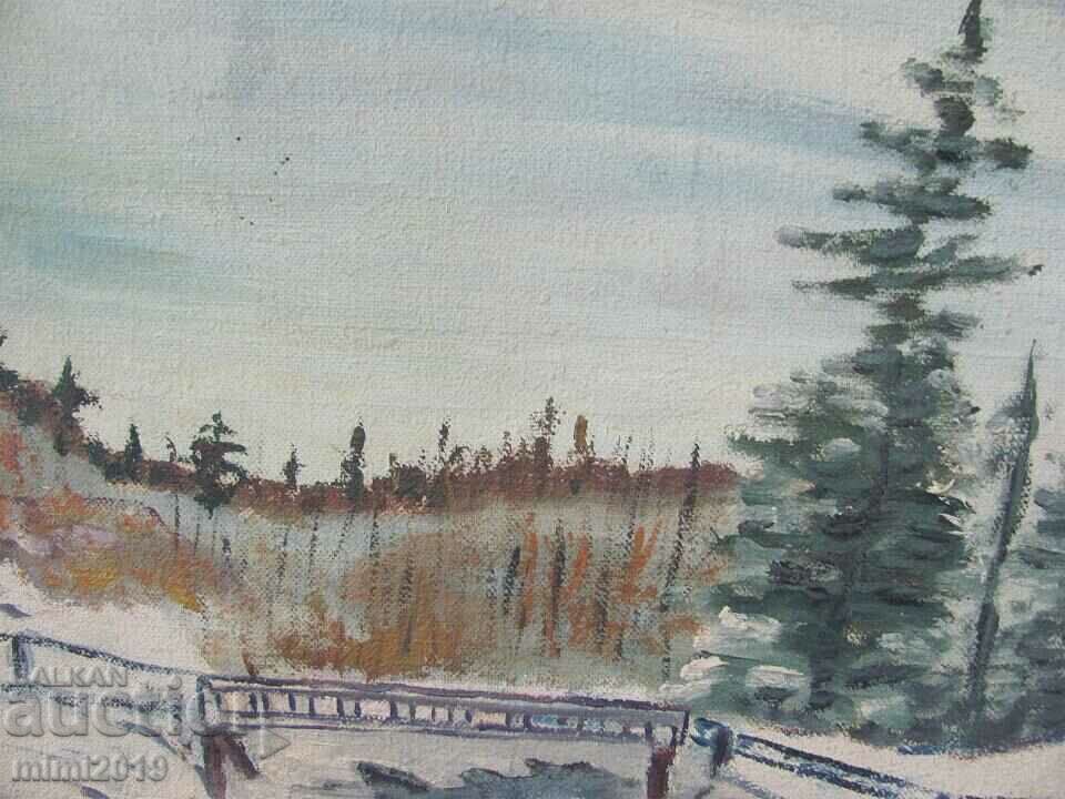 Μεγάλος Πίνακας Ελαιογραφία με υπογραφή P. Nikolova - 5 Μεγάλος Πίνακας Ελαιογραφία με υπογραφή P. Nikolova - 5