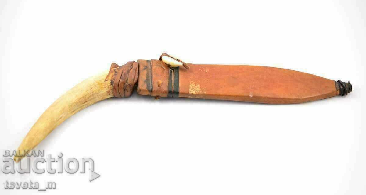 Original kukri with horn handle - 5 Original kukri with horn handle - 5