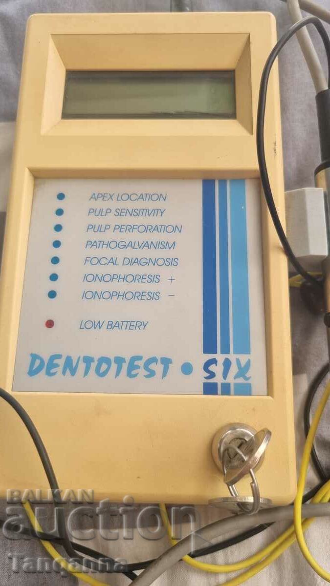 DENTOTEST SIX DIAGNOSTIC DEVICE with price 550.00 BGN | € 281.21 DENTOTEST SIX DIAGNOSTIC DEVICE with price 550.00 BGN | € 281.21