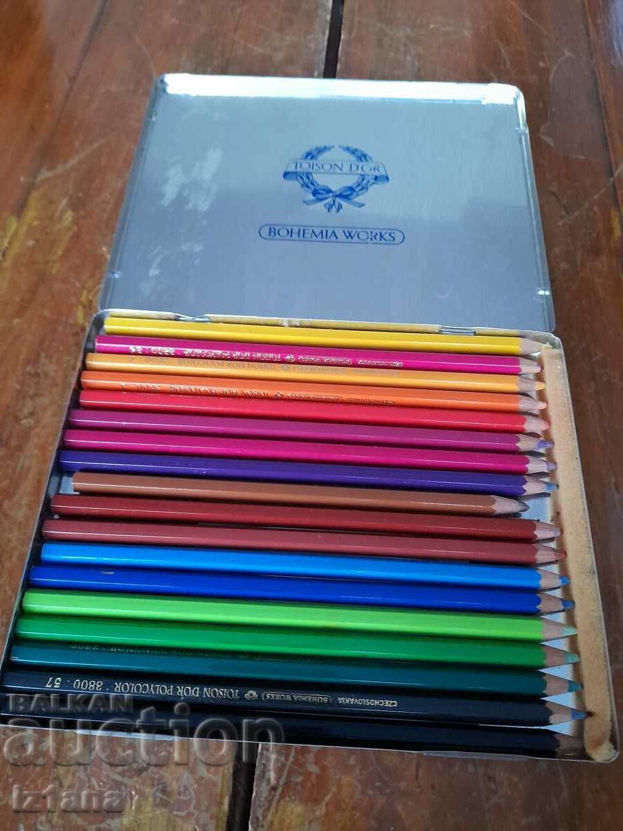 Auction  Old Colored pencils Toison Dor, Bohemia works