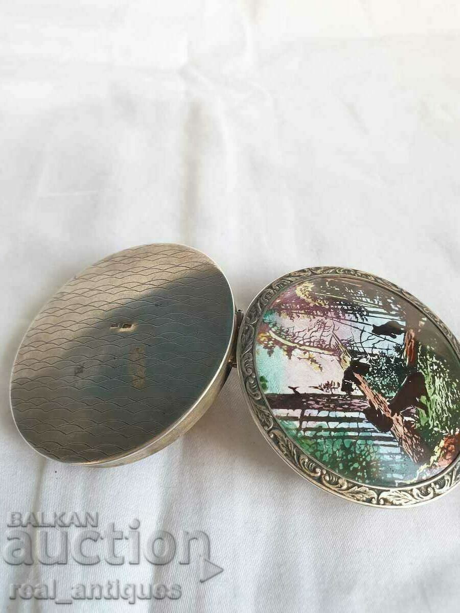 Silver powder case - 6 Silver powder case - 6